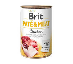 Консерви для собак Brit Pate & Meat Chicken (з куркою) 400 г