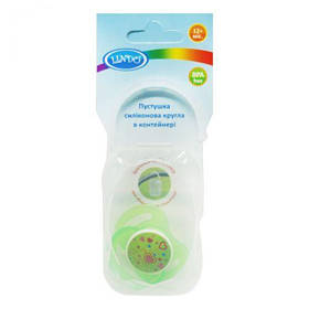 Пустушка силіконова в контейнері (зелений) [tsi127935-TSI]