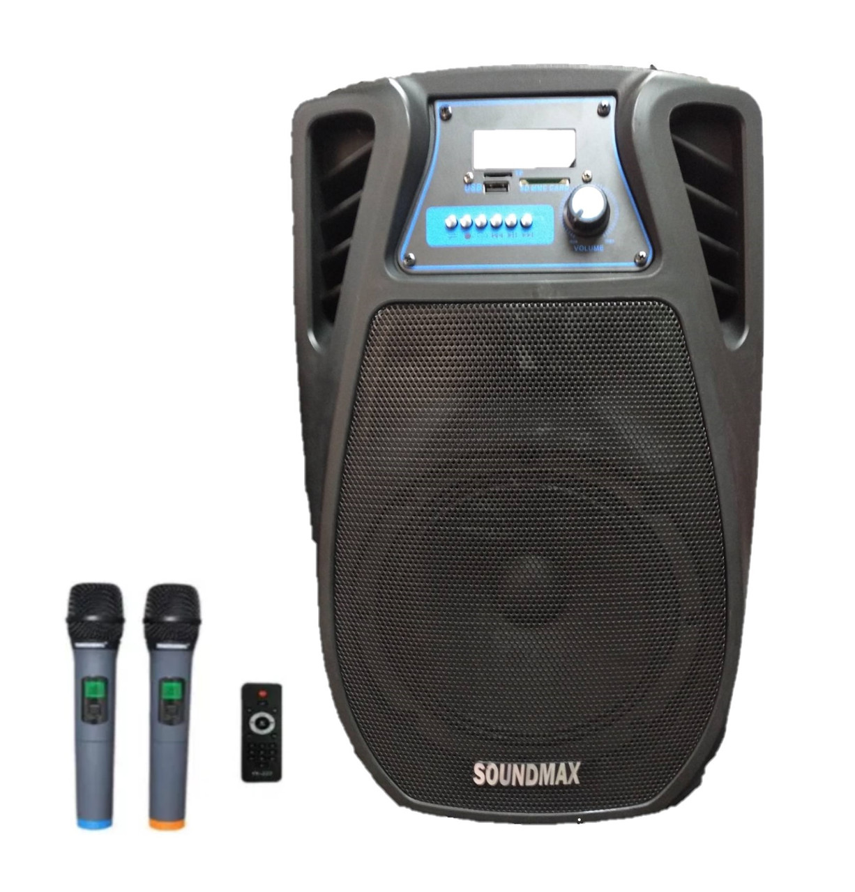 Колонка акумуляторна з мікрофоном ZPX ZX-7766 200W (Bluetooth/USB/FM/TWS), фото 1