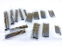 Набір з 99 спіральних свердел HSS 1.5-10мм по дереву , металу