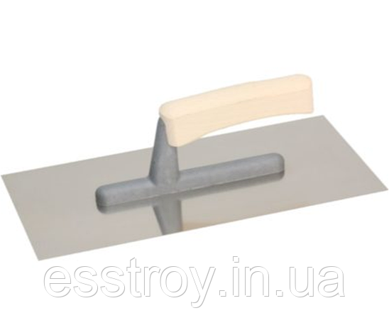 Терка нержавіюча, гладка 130х270 мм ECO Line, фото 1