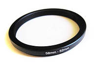 Понижающее степ кольцо 58-52мм для Canon, Nikon