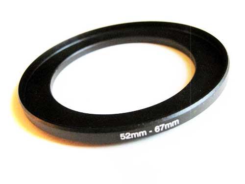 Повышающее степ кольцо 52-67мм для Canon, Nikon - фото 1 - id-p47051597