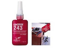 Жидкий фиксатор резьбы Loctite 243, до М36, до 150 °C, 250 мл