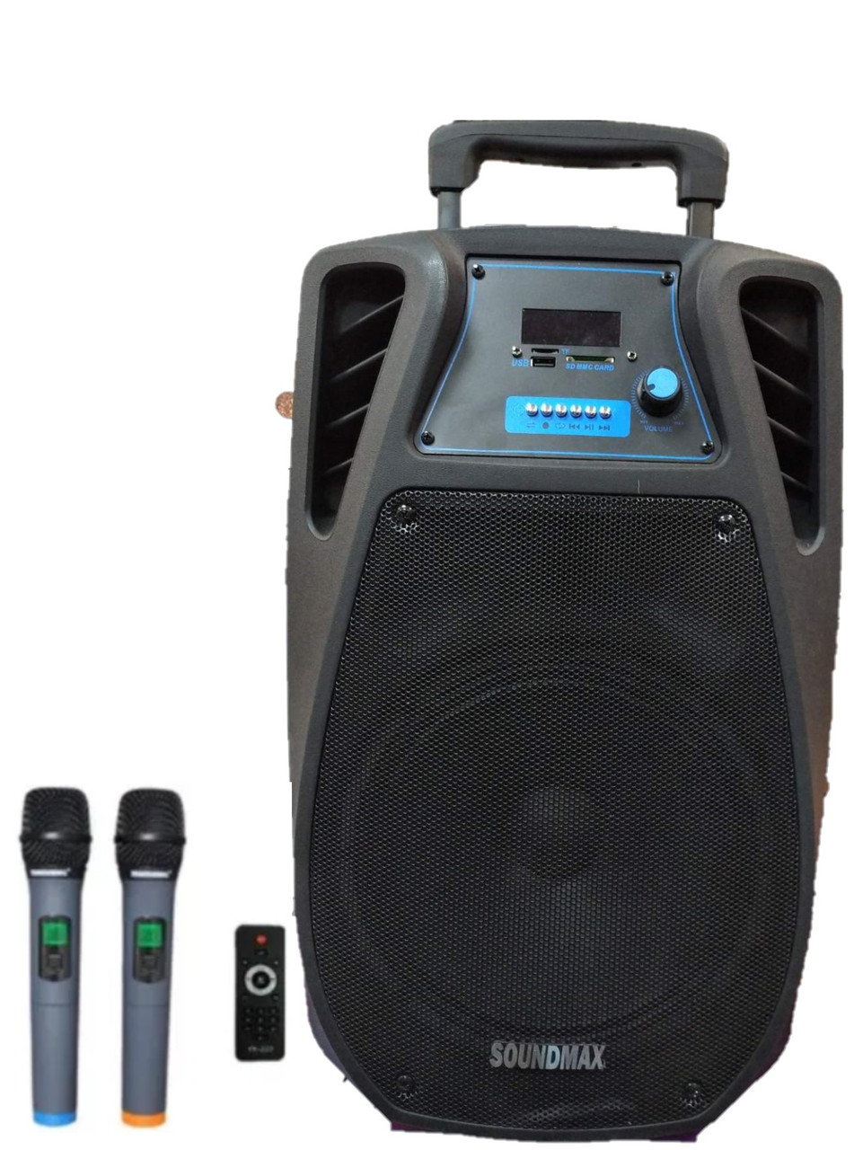 Колонка акумуляторна з мікрофоном ZPX ZX-7766 200W (Bluetooth/USB/FM/TWS), фото 1