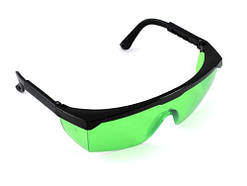 Окуляри зелені підсилювальні захисні для лазерного гравера , рівня