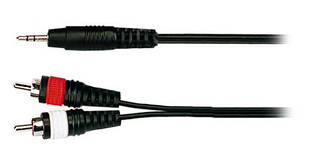 Інсертний кабель (1mini-jack-2RCA) STAGG SYC/1MPS2CM E (1m)