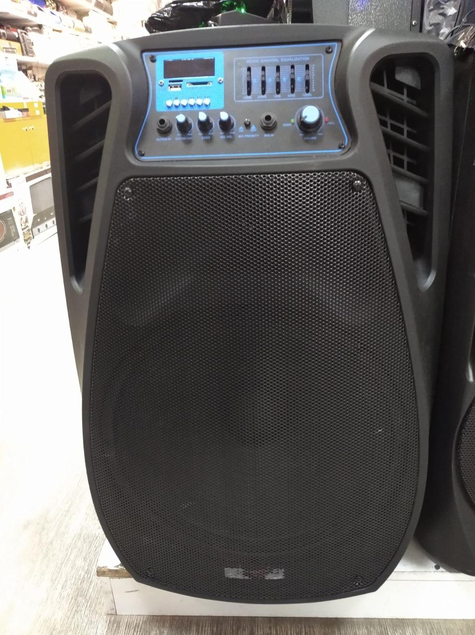 Колонка акумуляторна з мікрофоном ZPX ZX-7766 200W (Bluetooth/USB/FM/TWS)
