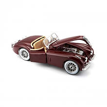 Автомодель - JAGUAR XK 120 (1951) (ассорти вишневый, серебристый, темно-зеленый, 1:24)