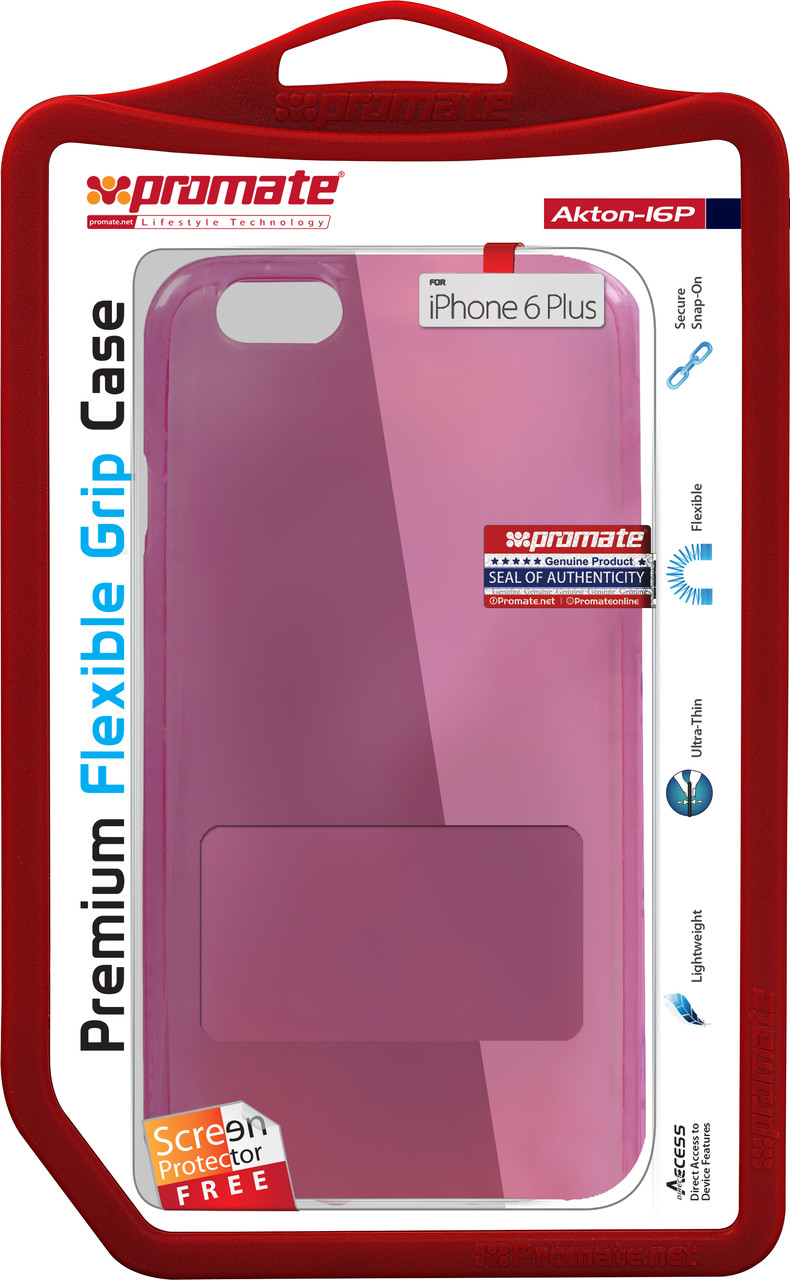 Чохол Promate Akton-i6P для Apple iPhone 6 Plus/6s Plus Pink (akton-i6p.pink)