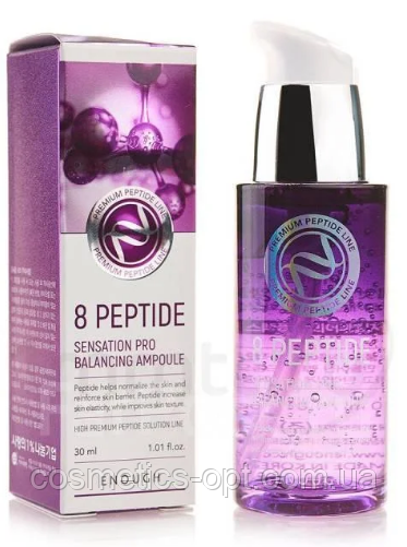 Сироватка для обличчя з пептидами Enough 8 Peptide Sensation Pro Balancing Ampoule, 30 мл