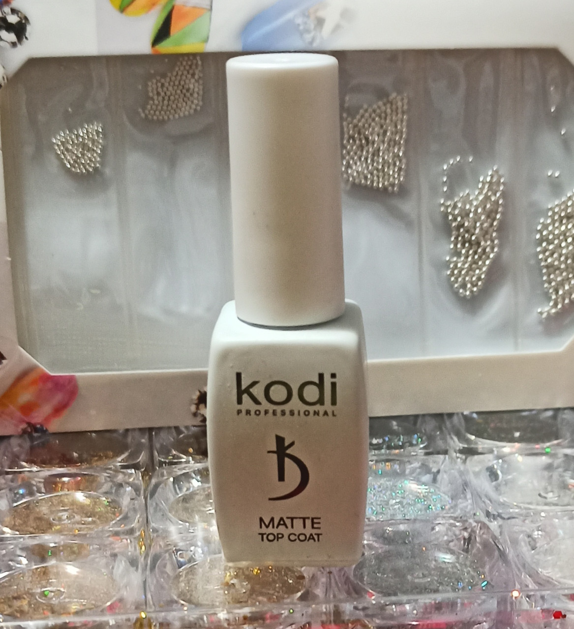 Kodi Matte Top Coat 8 мл Velour матове фінішне покриття топ велюр коді