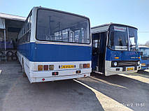 Производство и замена лобового стекла триплекс на автобусе Ikarus 260.50 в Никополе (Украина). 4