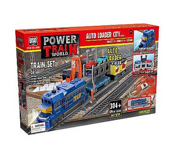 Залізниця на бат-ці, довжина 304см, в кор-ці,59х31,5х8см №2086(12) КІ