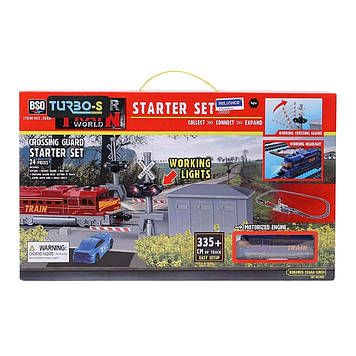 Залізниця на бат-ці, довжина 335см, в кор-ці,46х27х6,5см №2088(18) КІ