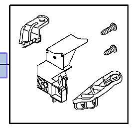 Кронштейни кріплення лівої передньої фари GM 13432480 OPEL Insignia&Buick Regal