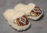 Чуні дитячі, чуні з овечої вовни, кімнатні капці, 15 см., фото 3