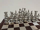 Антикварні бронзові шахи, фото 6