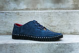 Мокасини Prime Shoes з перфорацією, сині, фото 5