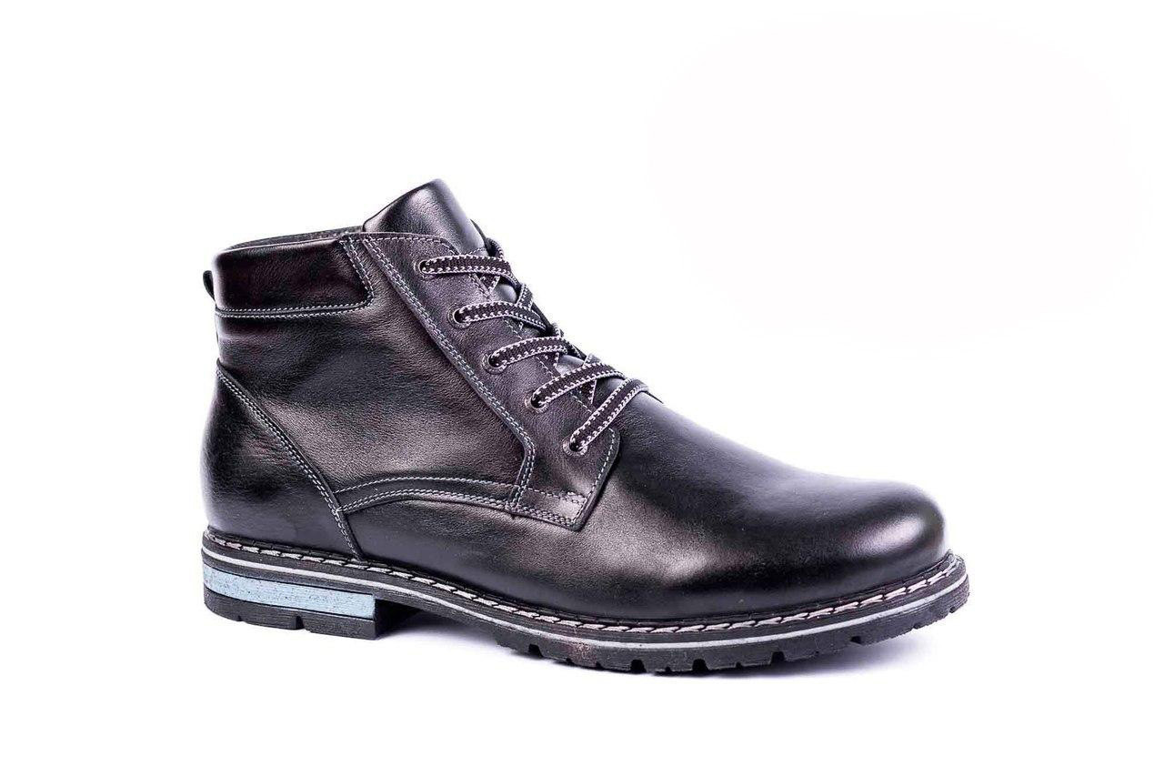 Черевики зимові Berg чорні великих розмірів 46-49, фото 1