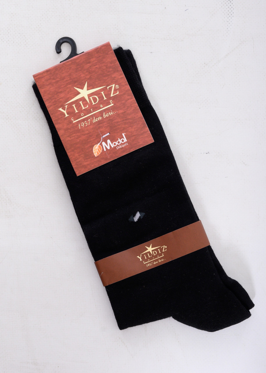 МУЖСКИЕ НОСКИ Модельные YILDIZ 6152 черные