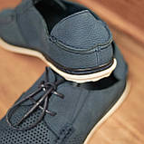 Kadar Мокасини сині з перфорацією 40 розмір - на стопу 26 см, фото 4