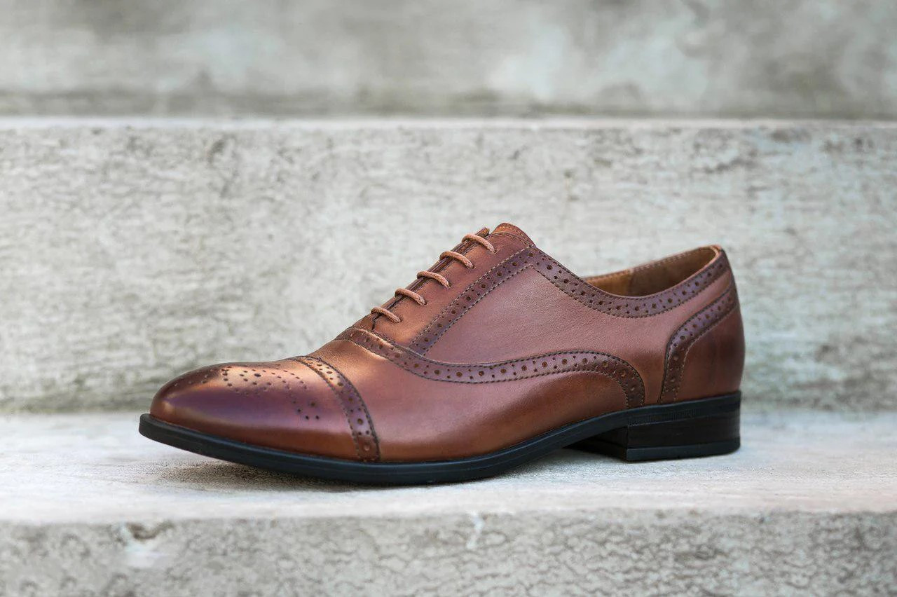 Коричневі броги, фото 1