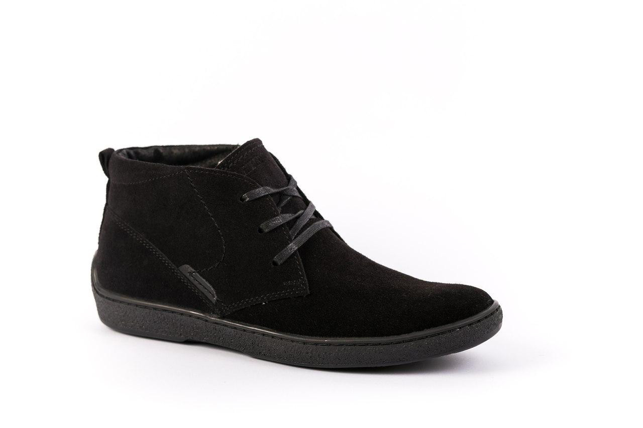 Ботинки замшевые черные Safari 41 та 43 розмір, фото 1