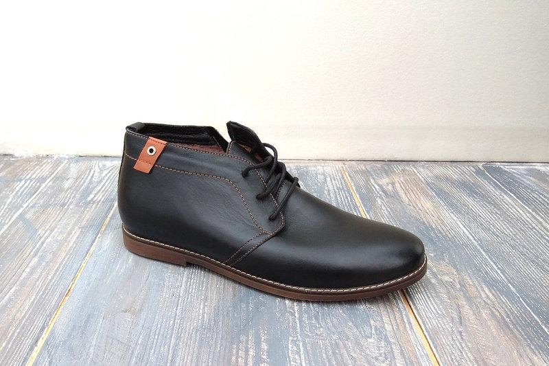 Зимові шкіряні черевики Lucky Choice 44-45 розмір, фото 1