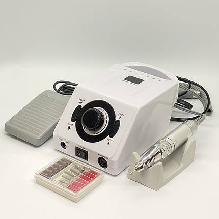 Фрезер Master Professional ZS-716 на 65 Вт і 45000 об/хв ручка 18V для манікюру і педикюру, білий, фото 1