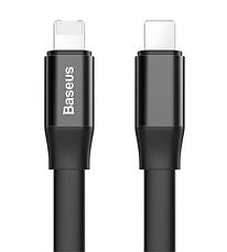 Кабель для зарядки телефона/ смартфона Baseus Micro-USB - Lightning 1.2 м 2 А Чорний (CALMBJ-A01), фото 4