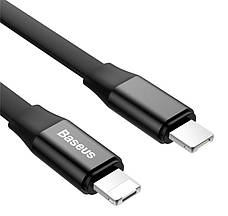 Кабель для зарядки телефона/ смартфона Baseus Micro-USB - Lightning 1.2 м 2 А Чорний (CALMBJ-A01), фото 5