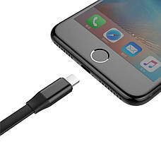 Кабель для зарядки телефона/ смартфона Baseus Micro-USB - Lightning 1.2 м 2 А Чорний (CALMBJ-A01), фото 6