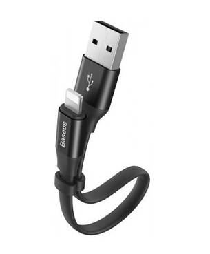 Кабель для зарядки телефона/ смартфона Baseus USB - Lightning/Micro-USB 23 см 2 А Чорний (CALMBJ-01), фото 1