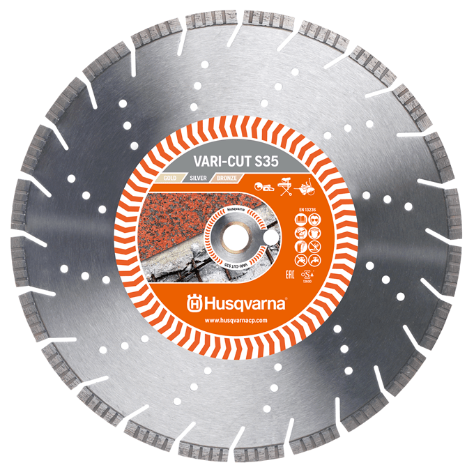 Диск алмазний Husqvarna S1445 350 20-25.4 з/бетон