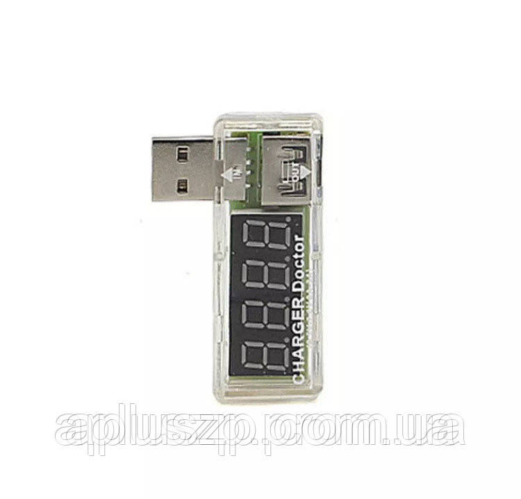 USB мультиметр/тестер напруги та струму, вольтметр, амперметр кутовий ...