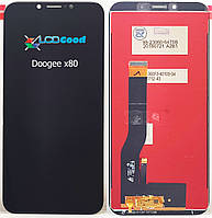 Модуль ( дисплей + тачскрин ) Doogee X80 чорний