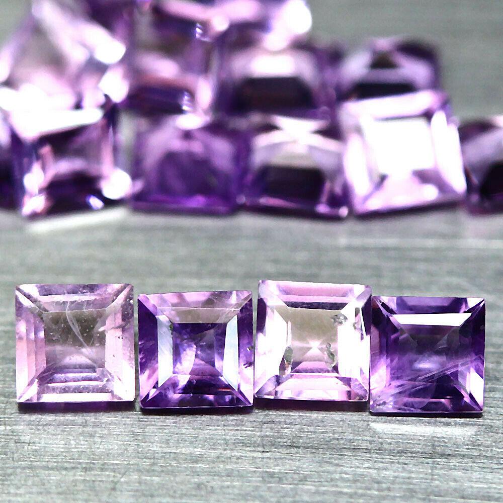 6.22 карат не оброблений Природний аметист Бразилії 20 штук бріолет