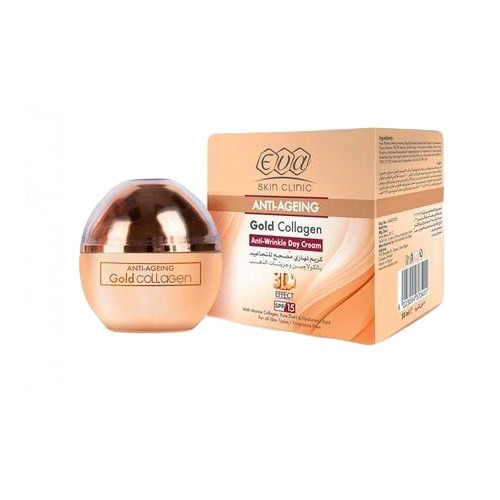 Денний КРЕМ EVA GOLD (Єва голд) COLLAGEN ВІД МОРШЕН, SPF-15, 50 МЛ., фото 1