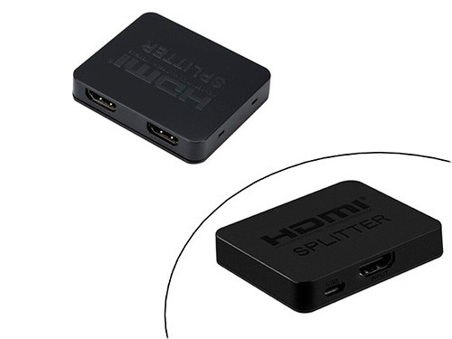 Комутатор HDMI 1x2 порту, FullHD, 3D, спліттер, розгалужувач, компактний