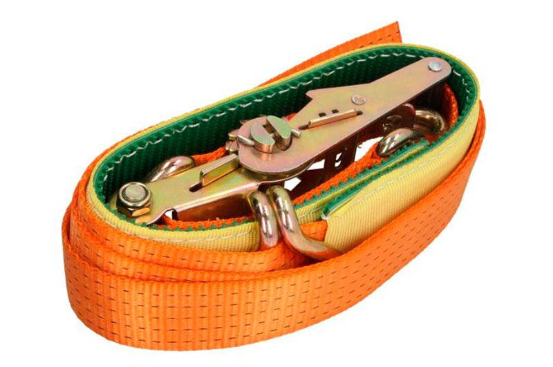 

Ремень для крепления автомобиля трехточечный CENTRUM 2,5 м 5 т (3 фиксированных крюка)