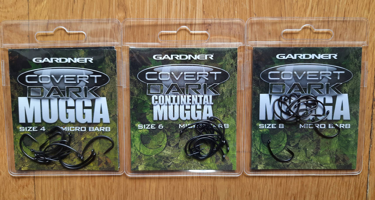 

Карповые крючки Gardner Covert Dark Mugga Hook 8 / 6 / 4