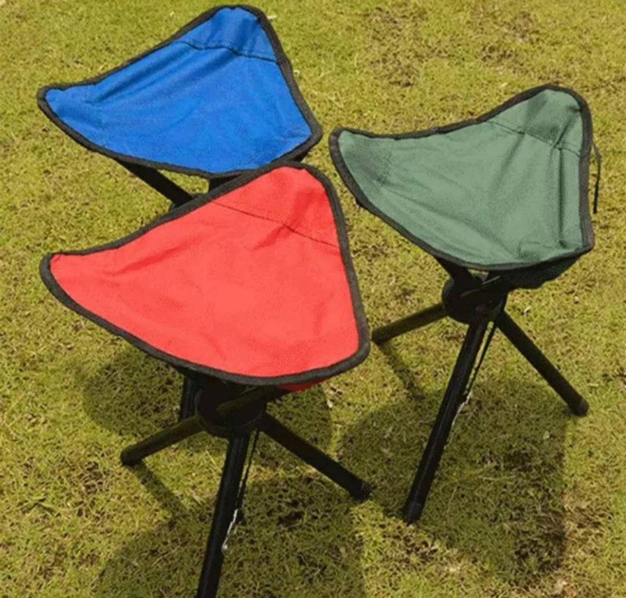 

Складной стул для отдыха. Стул тренога Кладовка