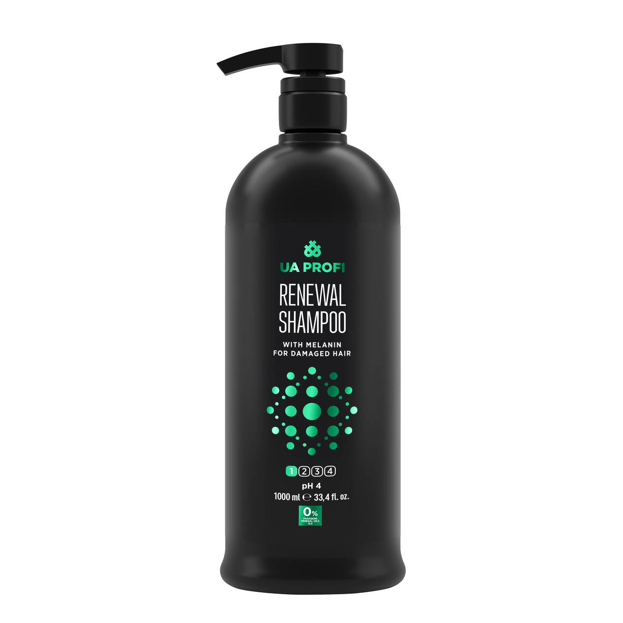 

Шампунь для поврежденных волос с меланином UA Profi Renewal Shampoo 1000 мл