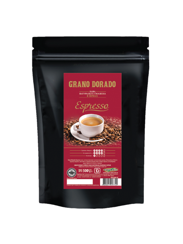 

Кава в зернах Grano Dorado Espresso 500 г