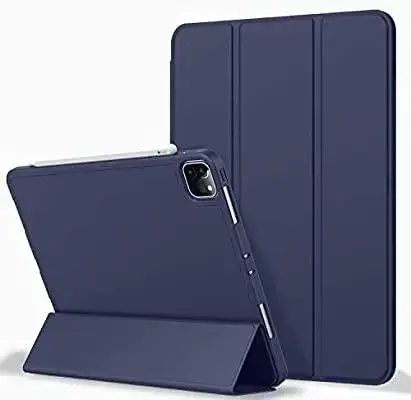 

Чехол-книжка CDK Эко-кожа силикон Smart Case Слот Стилус для Apple iPad Pro 11" 3gen 2021 (011190) (dark blue), Синий