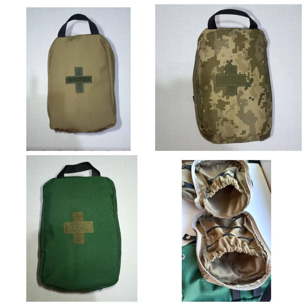 

Большой подсумок медицинский сумка аптечка тактическая Molle подсумок тактический военный армейский туриста, Оливковый