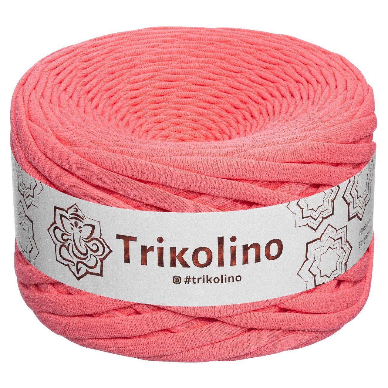 Трикотажна пряжа Trikolino, 7-9 мм., 50 м., Сакура, нитки для в'язання, фото 1