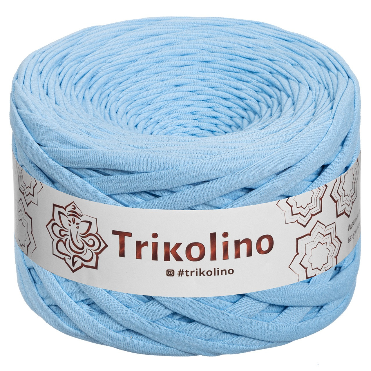 Трикотажна пряжа Trikolino, 7-9 мм., 50 м., Топаз, нитки для в'язання