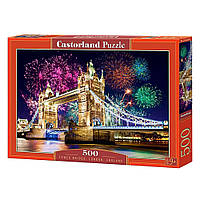 Пазл "Тауерський міст, Лондон, Англія", 500 елементів Castorland (5904438052028)